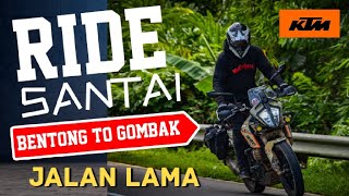 Jalan yang tenang dan indah untuk adventure.#ktm390adventure #ktmmalaysia #subscribe #share #like