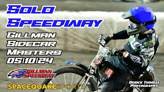 Gillman Motorcycle Speedway Opening Night 2024/25 Season. Solos & Sidecar Final