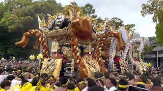 湊神社　国恩祭　苅屋　地　福泊　練り合わせ