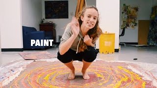 THIS WAS FANTASTIC | Action Painting inspired by Jackson Pollock