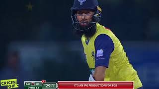 Hashim Amla innings - Pakistan vs World XI 3rd T20 International Gaddafi Stadium Lahore