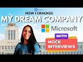 How I Cracked my Microsoft Interview with Mock Interviews ? | MockQue