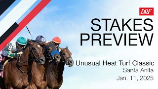 Unusual Heat Turf Classic Preview | January 11, 2025