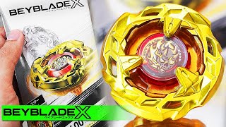 MEDALHA DE OURO! Unboxing BX-00 HELLSSCYTHE METAL COAT: GOLD Beyblade X