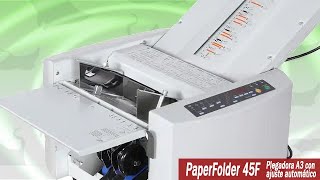 PaperFolder 45F Plegadora de ajuste automático en A3