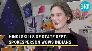 U.S. State Dept. Spokesperson's Fluent Hindi At G20 Summit Leaves Indian Netizens In Awe | Watch
