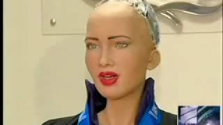 18 June, 2018, Rustavi 2, News - Sophia the Robot_Press Conference