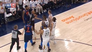 Donovan Mitchell & Paul George Receive Technicals For Almost Fighting! | Utah Jazz vs OKC Thunder |