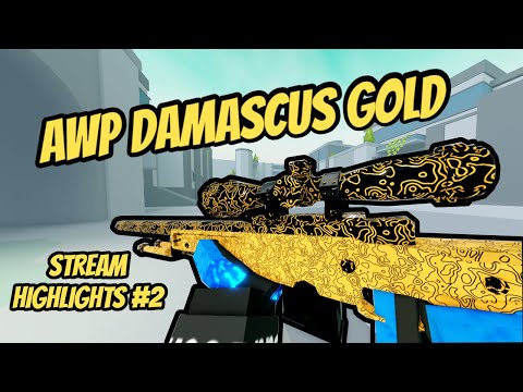 Unlocking Damascus Gold On The AWP (Roblox Bad Business) - YouTube