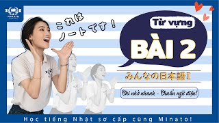 Từ vựng minna 1 - Bài 2 - Học Tiếng Nhật Minna no nihongo 1 | Học tiếng nhật cơ bản N5 miễn phí