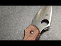 C28WDP Spyderco Dragonfly HAP40 Pakkawood by Knifecenter.com