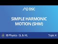 Simple harmonic motion (SHM) [IB Physics SL/HL]