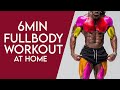 FULLBODY WORKOUT AT HOME - 6 MINUTES