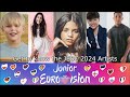 GET TO KNOW THE JESC 2024 ARTISTS | Part 2: 🇮🇹 🇫🇷 🇵🇹 🇨🇾 🇩🇪