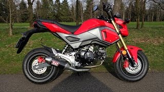 Honda MSX 125 (Grom) 2017 With Yoshimura RS2 ( Test Ride )