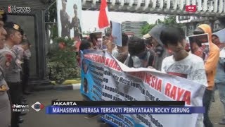 Puluhan Mahasiswa Demo Tuntut Polisi Segera Menahan Rocky Gerung - iNews Malam 01/02