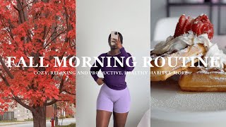 6AM FALL MORNING ROUTINE 🍂☕️ | a cozy, relaxing autumn morning 2023  ~aesthetic~