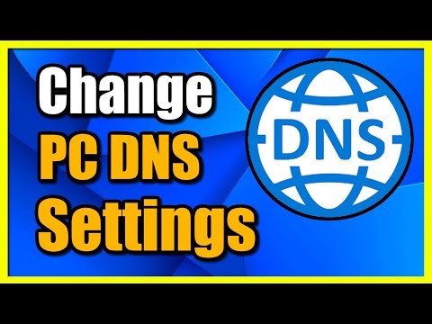 How to change DNS settings on a Windows 11 computer (change DNS server)