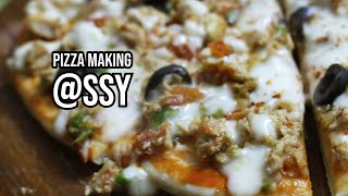 Chicken Cheese Pizza | Pizza Making