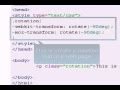 CSS Tutorial : css text rotation