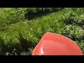 kubota gr2100 4x4 test in high grass