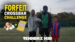 Crossbar Challenge #2!! | Egg & Flour Forfeit!! | Tekkerz Kid