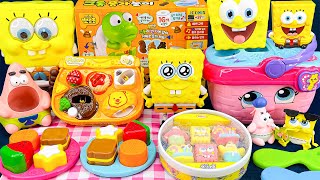 [79 minute video] SPONGEBOB CAKE PARTY TOY COLLECTION 🍰 ASMR Toy Unboxing