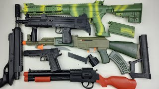 Realistic Airsoft Assault Rifles, Military Army pistol rifles, High Range Airsofts pocket pistol