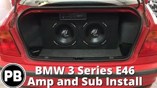 1999 - 2005 BMW 3 Series E46 Sub and Amp Install