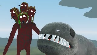 NEW TREE HEAD VS BEHEMOTH (Trevor Henderson Mod Pack) - GMod