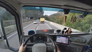 🇨🇭 Driving through rainy Switzerland from Basel to Olten 🌧️🚚