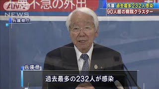 兵庫県で過去最多　232人が新型コロナに感染(2020年12月26日)