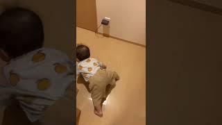 お見送りする生後9ヶ月#baby #あかちゃん #赤ちゃん #後追い #生後9ヶ月 #ちゃっぴん動画