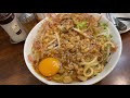 【まぜそば】「つけめんtetsu（てつ）」でデカ盛り汁なし麺メニューを世界一詳しく調査【極太麺】