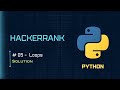 05: Loops | HackerRank Python Solutions | codescoot