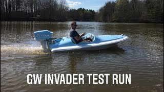 GW Invader w/Scott McCulloch 25 hp outboard