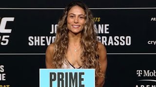 Tabatha Ricci and Jessica Penne - Official Weigh-ins - (UFC 285: Jones vs. Gane) - /r/WMMA