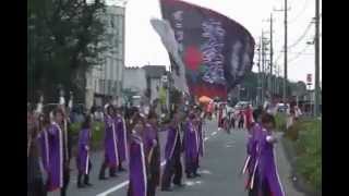 矢紅羅☆岡部コスモス祭り☆関東YOSAKOIそうなん2012　ストリート会場