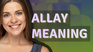 Allay | meaning of Allay