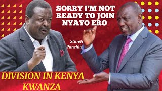 Division & Panic In Kenya Kwanza As Angry Mudavadi Respond To Ruto Over Merger