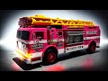 Fire Truck design inspired by Hot Wheels 5 Alarm model