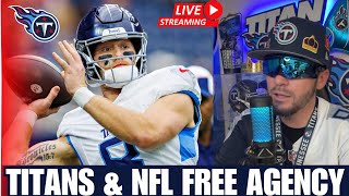 Titan Anderson is LIVE! 🔴 NFL FOOTBALL 🏈 LIVESTREAM. Tennessee Titans FREE AGENCY & 2024 NFL DRAFT