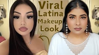 Viral Latina Makeup Look | Step By Step Latina Makeup Tutorial For Beginners | Antima Dubey [Samaa]