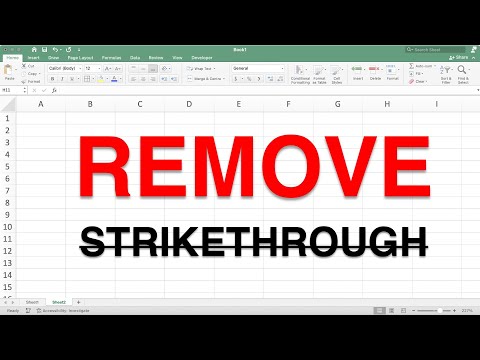 How to Remove Strikethrough in Excel [ MAC & WINDOWS ]