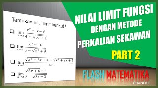 Nilai Limit dengan Metode Perkalian Sekawan - Part 2