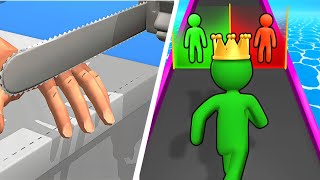 giant rush vs ASMR slicing all level gameplay iOS Android gameplay mobile run game #viralvideo