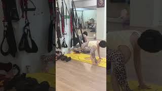 大佛壁繩瑜珈伽 上課影像精華#yoga #health #fitness#sports