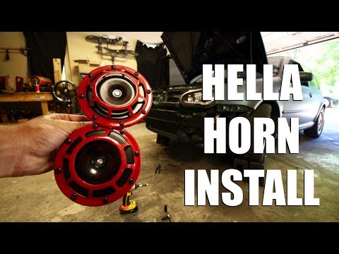 How to Install Aftermarket Hella Horns How to Install Aftermarket Hella Horns