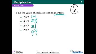 Illustrative Math Grade 4 Unit 1 lesson 2