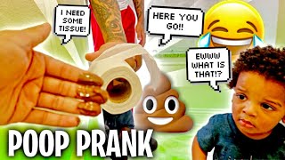 WIPING POOP ON MY BOYFRIEND HAND PRANK!